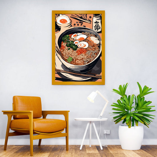 Japanese Ramen Noodle 4 Asian Style Poster | Wall Art for Home & Office | High-Quality Print - High-Quality Visual Display