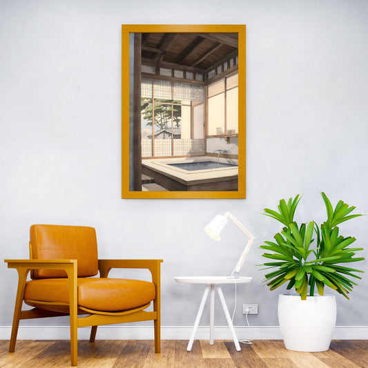 Japanese Room Painting Asian Style Poster | Wall Art for Home & Office | High-Quality Print - High-Quality Visual Display