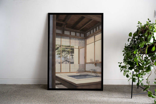 Japanese Room Painting Asian Style Poster | Wall Art for Home & Office | High-Quality Print - High-Quality Visual Display