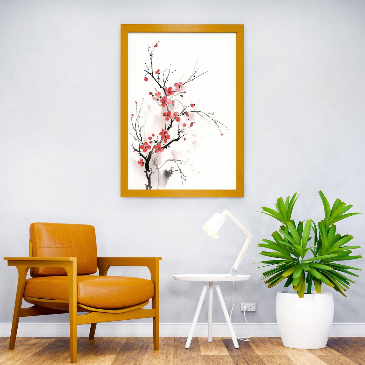 Japanese Sakura Blossom Asian Style Poster | Wall Art for Home & Office | High-Quality Print - High-Quality Visual Display