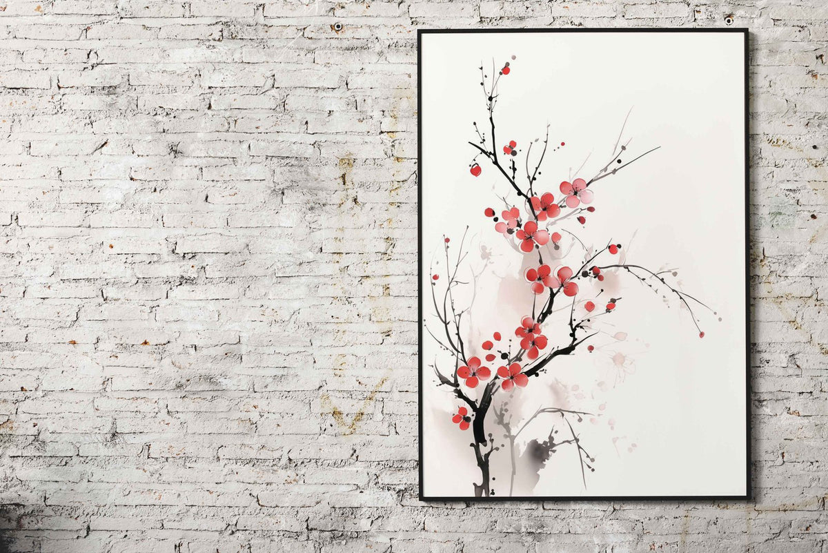 Japanese Sakura Blossom Asian Style Poster | Wall Art for Home & Office | High-Quality Print - High-Quality Visual Display