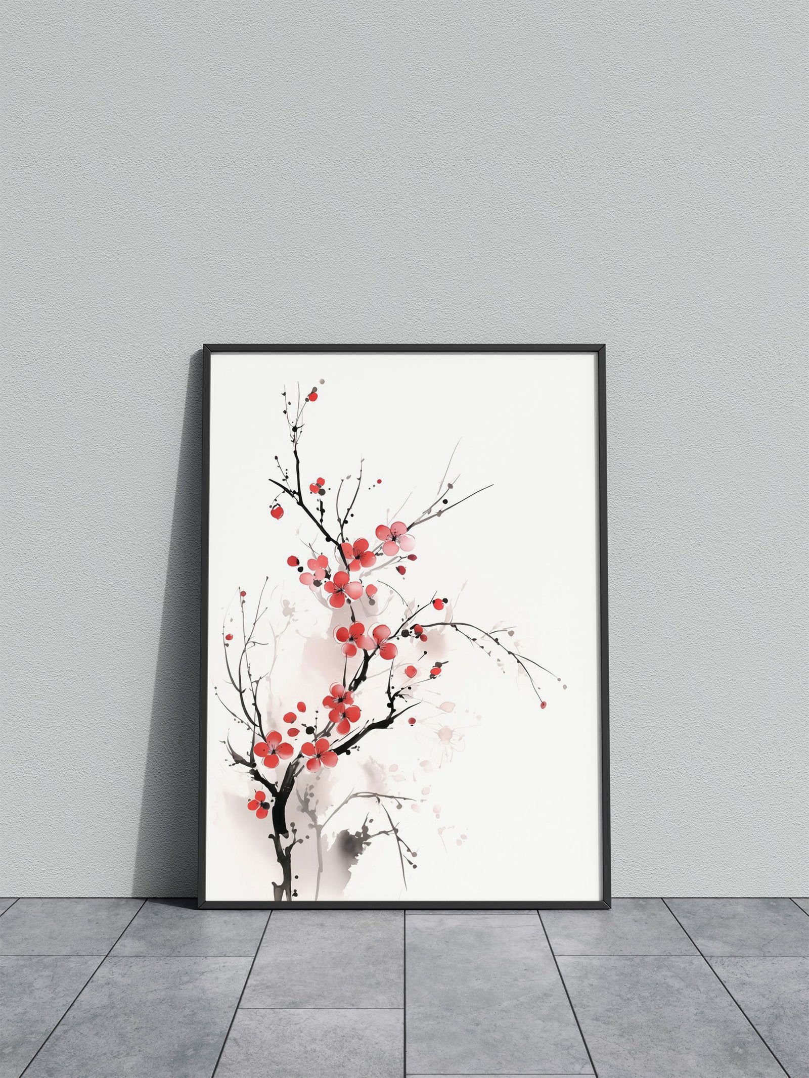 Japanese Sakura Blossom Asian Style Poster | Wall Art for Home & Office | High-Quality Print - High-Quality Visual Display