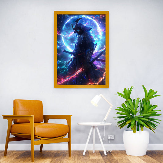Japanese Samurai Galaxy Asian Style Poster | Wall Art for Home & Office | High-Quality Print - High-Quality Visual Display