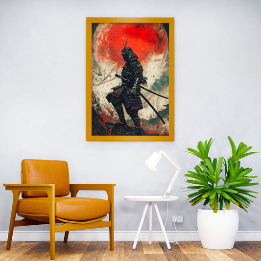Japanese Samurai Landscape Asian Style Poster | Wall Art for Home & Office | High-Quality Print - High-Quality Visual Display