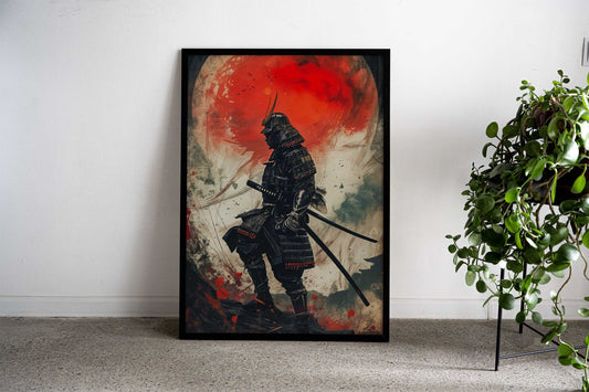 Japanese Samurai Landscape Asian Style Poster | Wall Art for Home & Office | High-Quality Print - High-Quality Visual Display