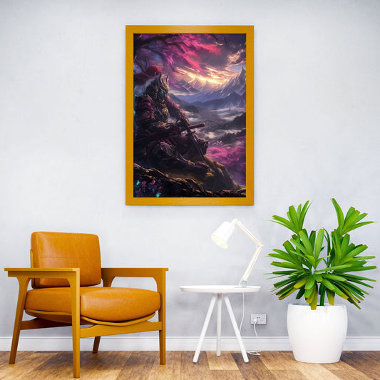 Japanese Samurai Majestic Asian Style Poster | Wall Art for Home & Office | High-Quality Print - High-Quality Visual Display