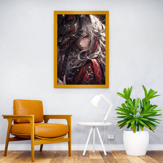 Japanese Samurai Princess Asian Style Poster | Wall Art for Home & Office | High-Quality Print - High-Quality Visual Display