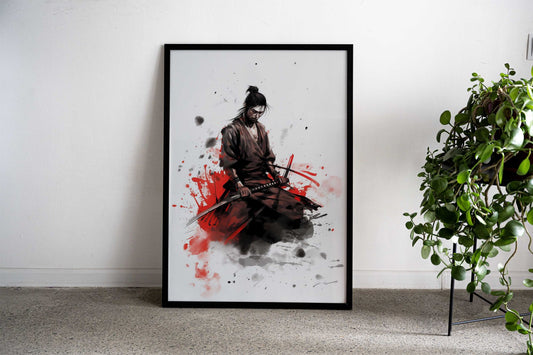 Japanese Samurai Serenity Asian Style Poster | Wall Art for Home & Office | High-Quality Print - High-Quality Visual Display