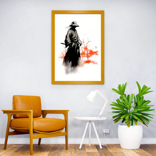 Japanese Samurai Tale Asian Style Poster | Wall Art for Home & Office | High-Quality Print - High-Quality Visual Display