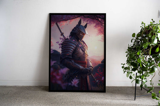 Japanese Samurai Warrior Asian Style Poster | Wall Art for Home & Office | High-Quality Print - High-Quality Visual Display