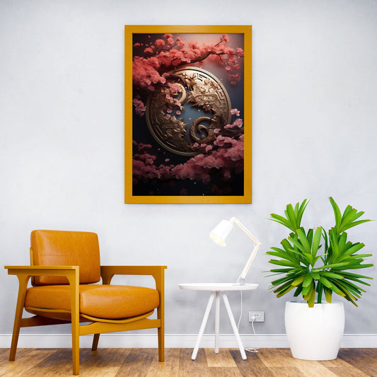 Japanese Symbol Art Asian Style Poster | Wall Art for Home & Office | High-Quality Print - High-Quality Visual Display