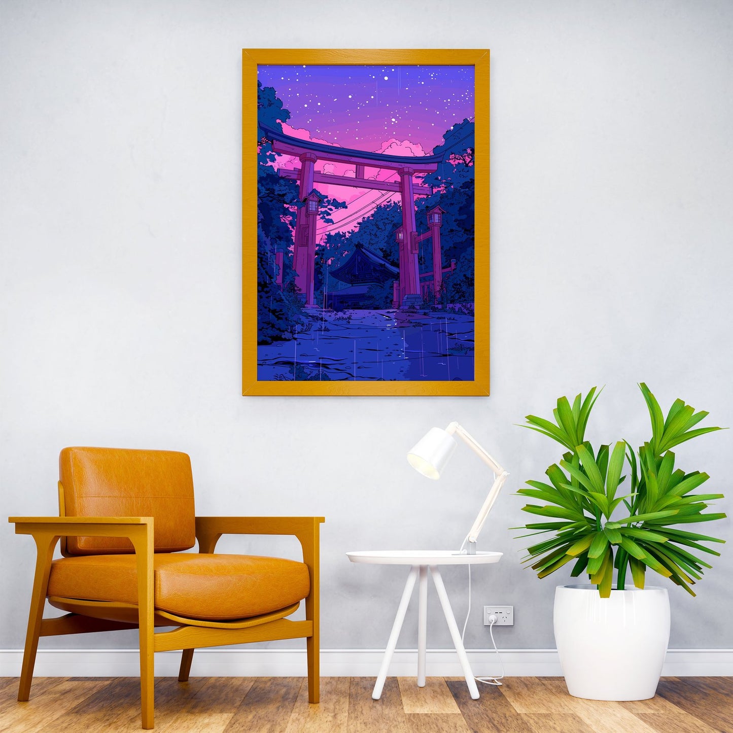 Japanese Temple Gate Asian Style Poster | Wall Art for Home & Office | High-Quality Print - High-Quality Visual Display