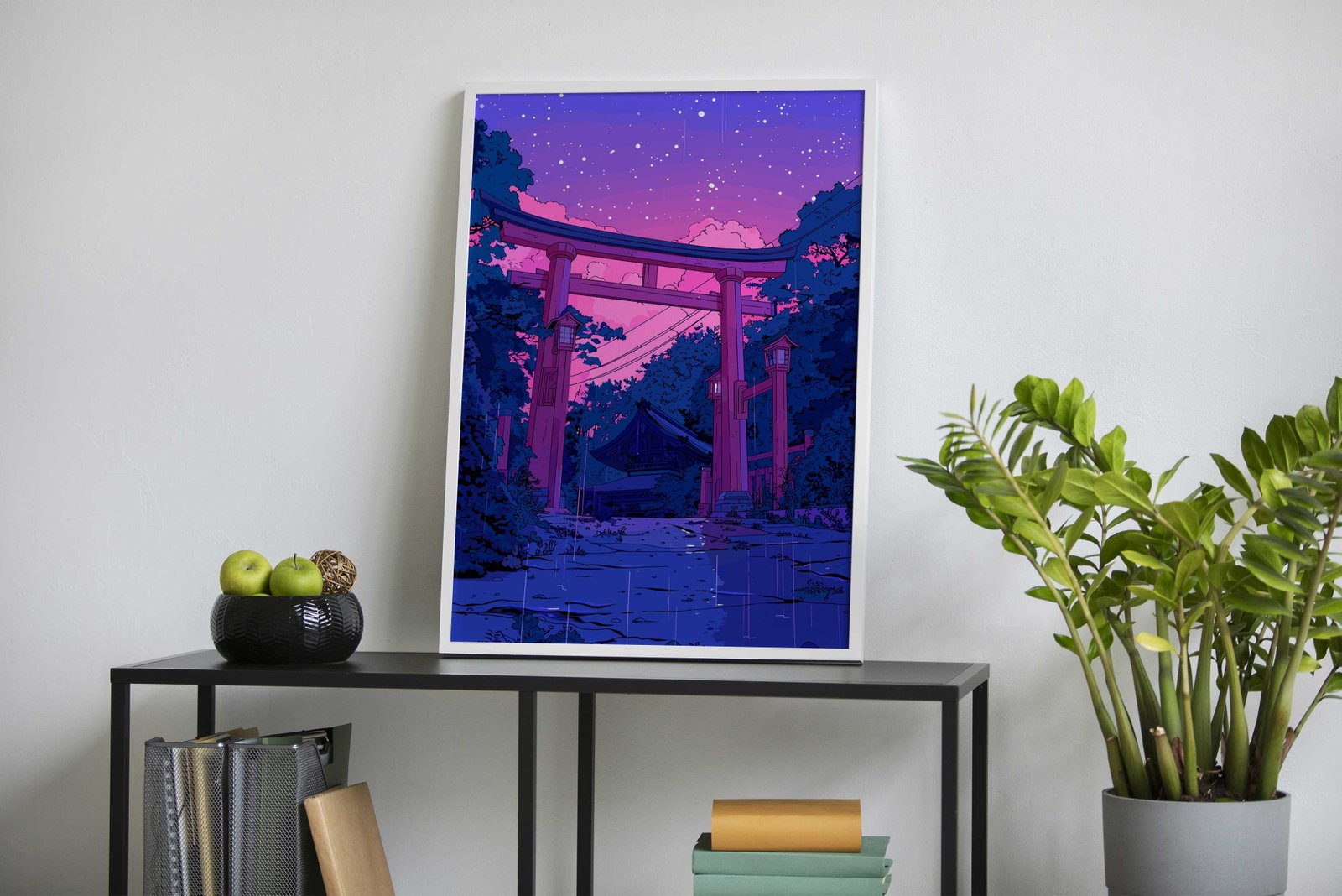 Japanese Temple Gate Asian Style Poster | Wall Art for Home & Office | High-Quality Print - High-Quality Visual Display