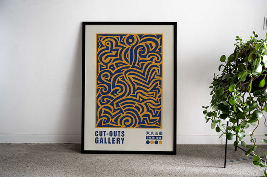 Japanese Tokyo Gallery Asian Style Poster | Wall Art for Home & Office | High-Quality Print - High-Quality Visual Display