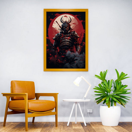 Japanese Warrior Deco Art Asian Style Poster | Wall Art for Home & Office | High-Quality Print - High-Quality Visual Display
