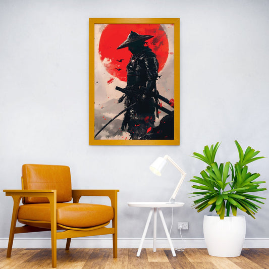 Japanese Warrior art Asian Style Poster | Wall Art for Home & Office | High-Quality Print - High-Quality Visual Display