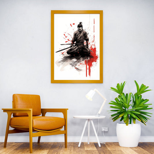 Japanese Warriors Zen Asian Style Poster | Wall Art for Home & Office | High-Quality Print - High-Quality Visual Display