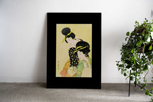 Japanese Women Asian Style Poster | Wall Art for Home & Office | High-Quality Print - High-Quality Premium Wall Art Decor Sticker