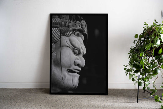 Japanese Wood Carving Asian Style Poster | Wall Art for Home & Office | High-Quality Print - High-Quality Premium Wall Art Decor Sticker