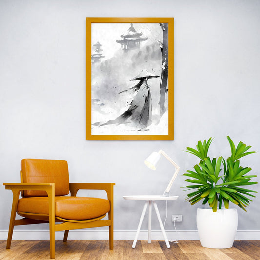 Japanese Yuki Onna Yokai Asian Style Poster | Wall Art for Home & Office | High-Quality Print - High-Quality Premium Wall Art Decor Sticker