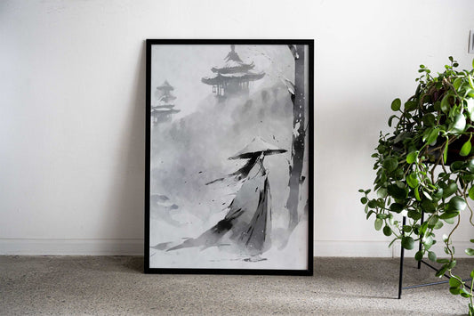 Japanese Yuki Onna Yokai Asian Style Poster | Wall Art for Home & Office | High-Quality Print - High-Quality Premium Wall Art Decor Sticker