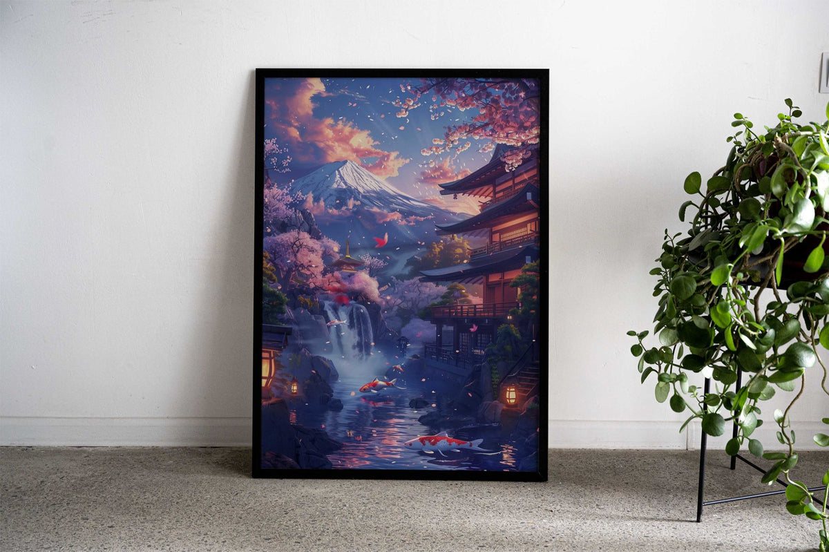 Japanese anime aesthenic Asian Style Poster | Wall Art for Home & Office | High-Quality Print - High-Quality Visual Display