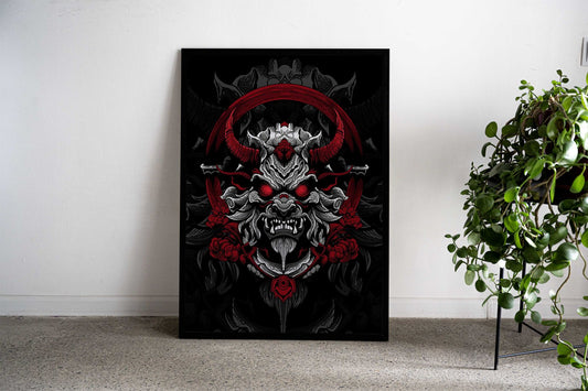 Japanese art style Asian Style Poster | Wall Art for Home & Office | High-Quality Print - High-Quality Visual Display