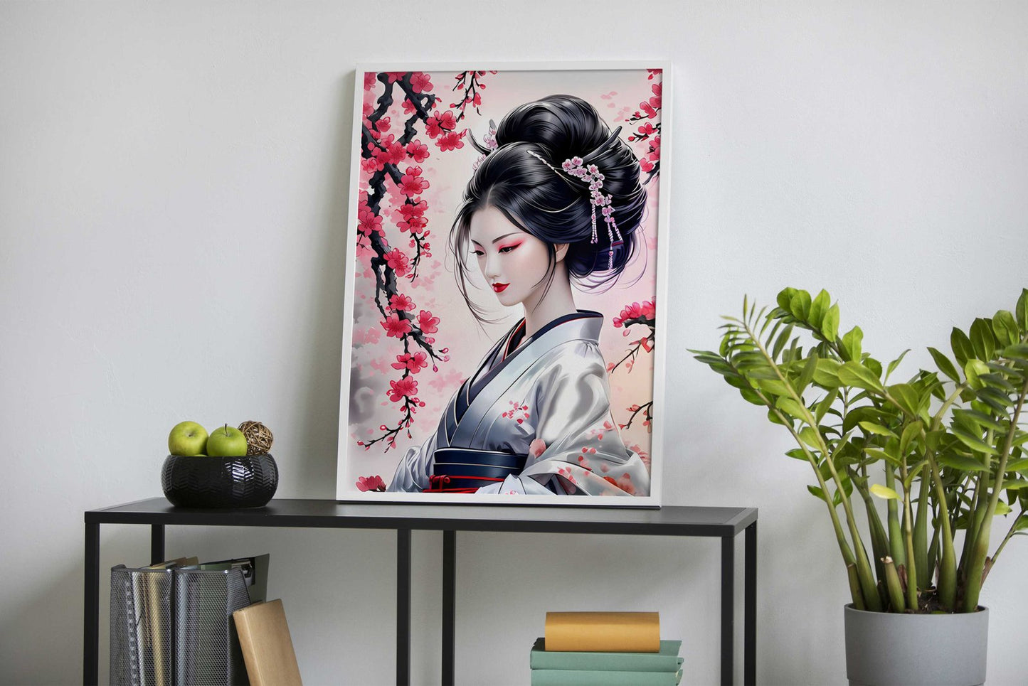 Japanese beautiful geisha Asian Style Poster | Wall Art for Home & Office | High-Quality Print