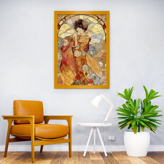 Japanese goddessArt Novea Asian Style Poster | Wall Art for Home & Office | High-Quality Print - High-Quality Visual Display