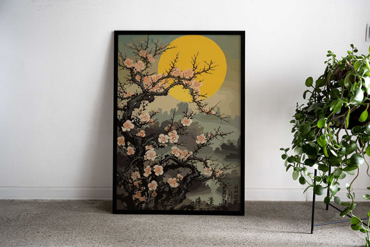 Japanese landscape paintin Asian Style Poster | Wall Art for Home & Office | High-Quality Print - High-Quality Visual Display