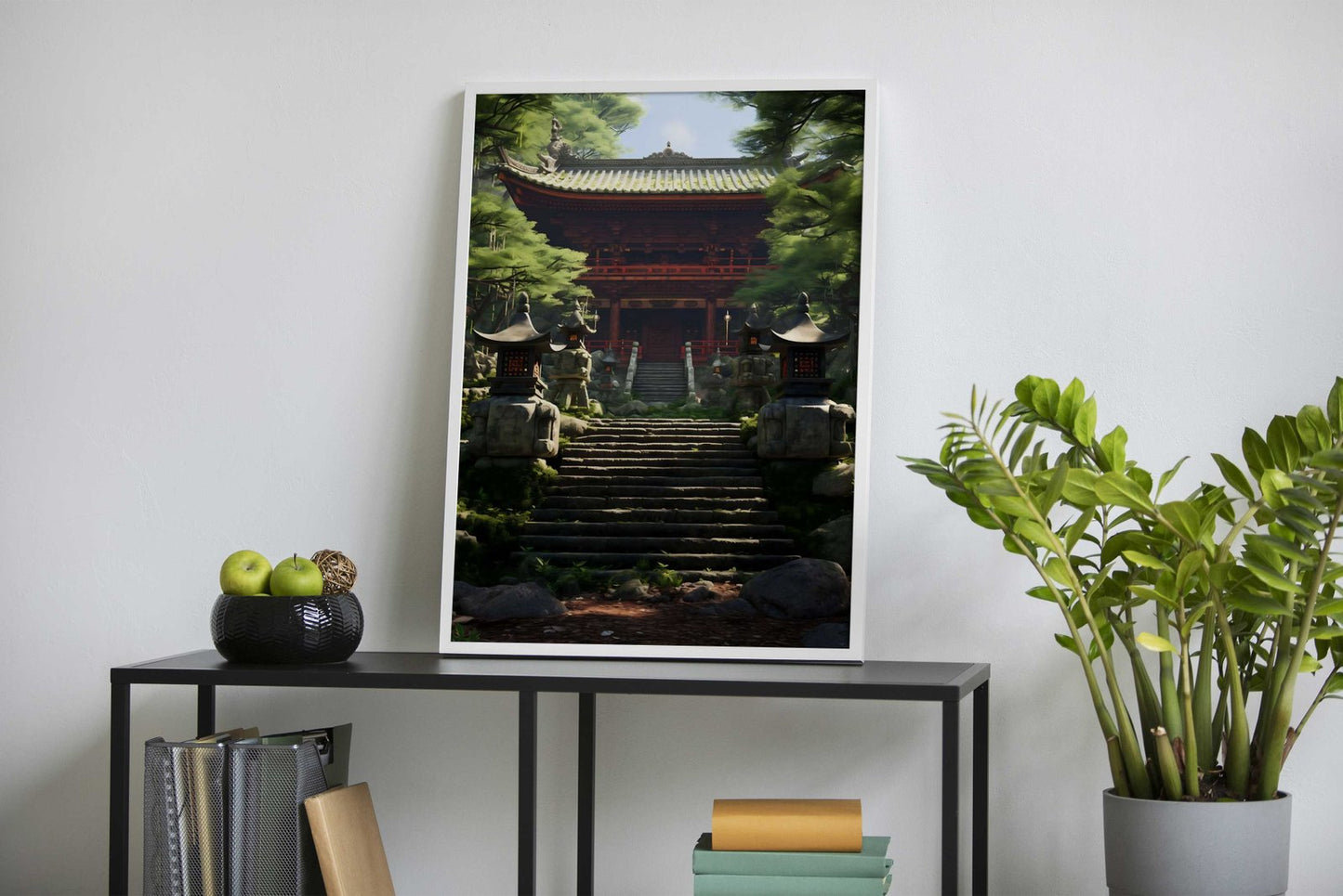 Japanese lanscape temple Asian Style Poster | Wall Art for Home & Office | High-Quality Print