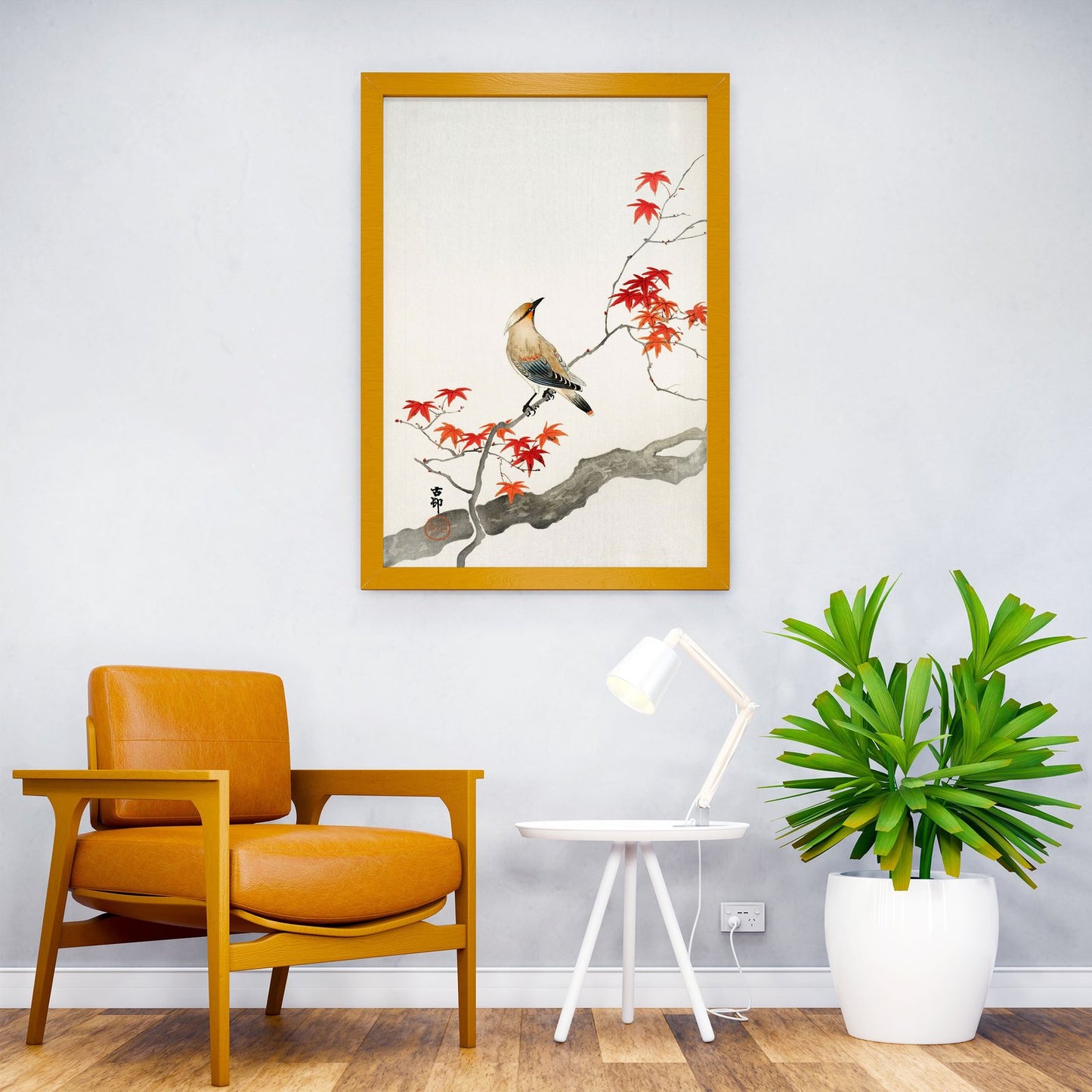 Japanese plague bird Asian Style Poster | Wall Art for Home & Office | High-Quality Print