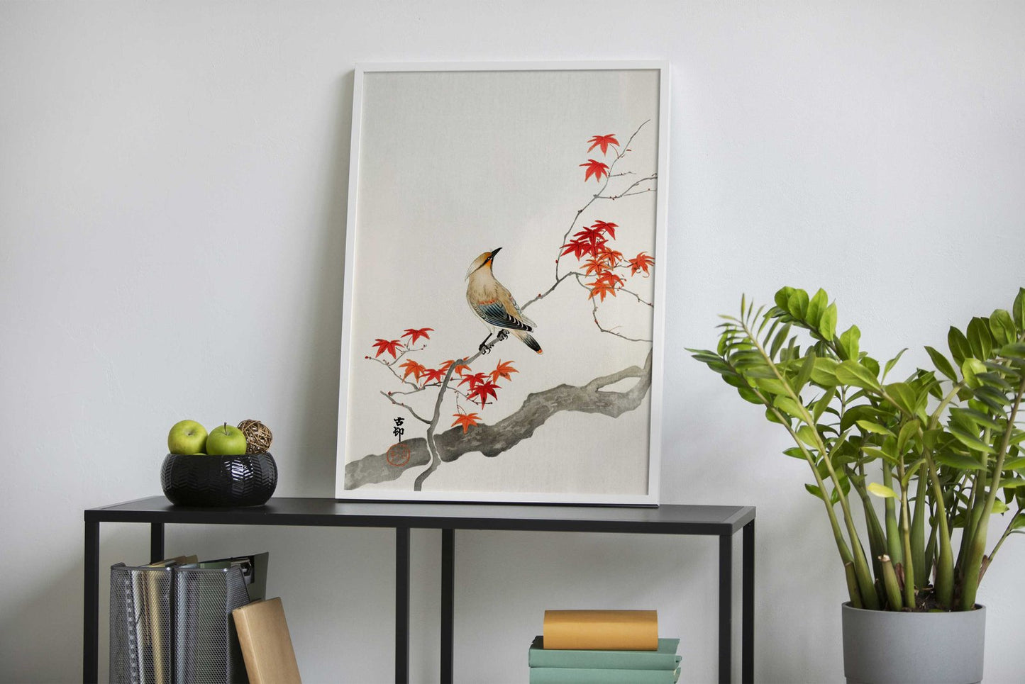 Japanese plague bird Asian Style Poster | Wall Art for Home & Office | High-Quality Print