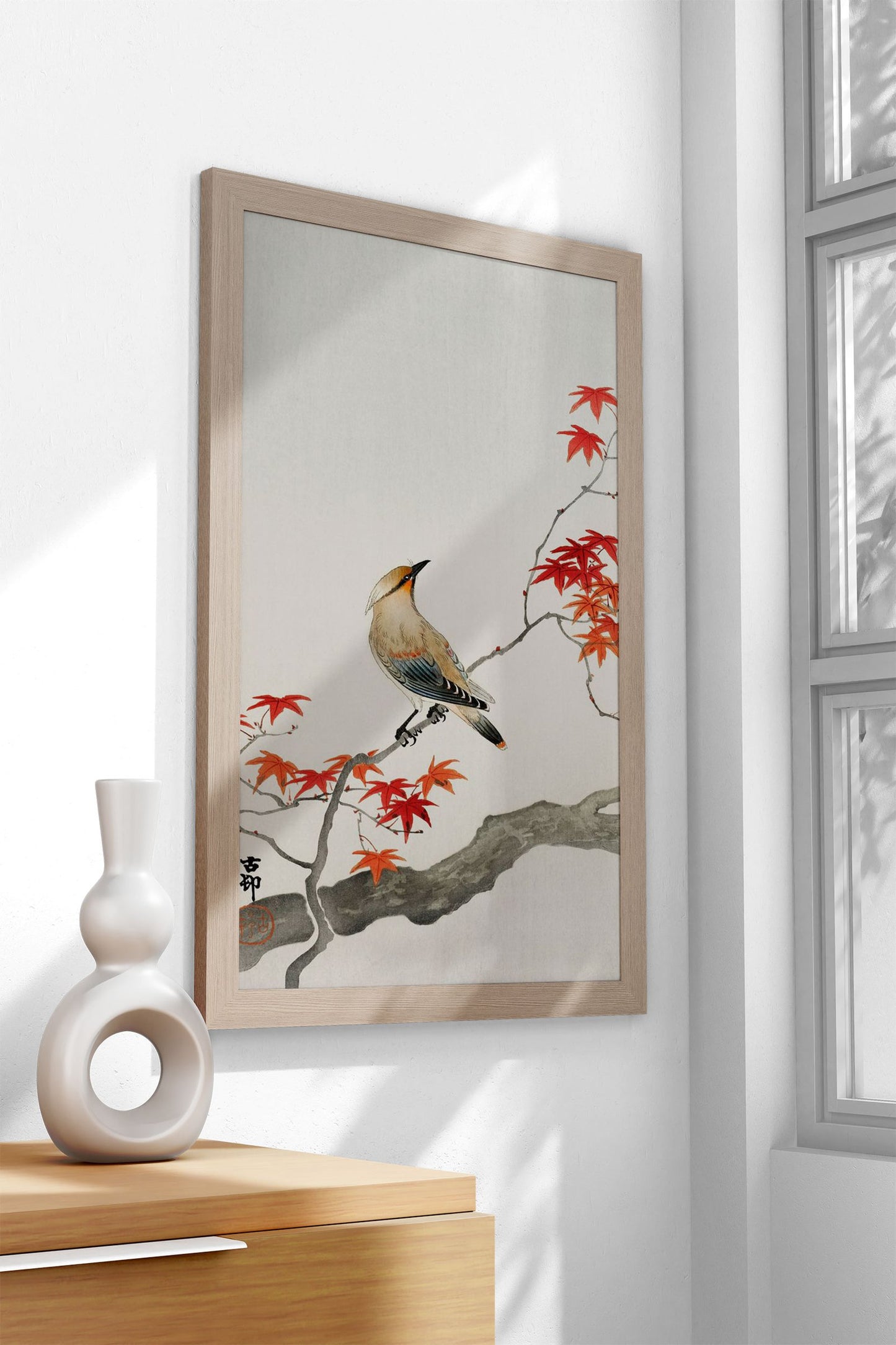 Japanese plague bird Asian Style Poster | Wall Art for Home & Office | High-Quality Print