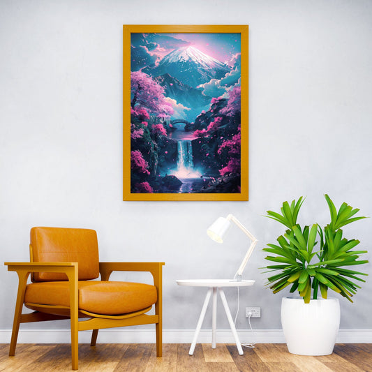 Japanese sakura Landscape Asian Style Poster | Wall Art for Home & Office | High-Quality Print - High-Quality Visual Display