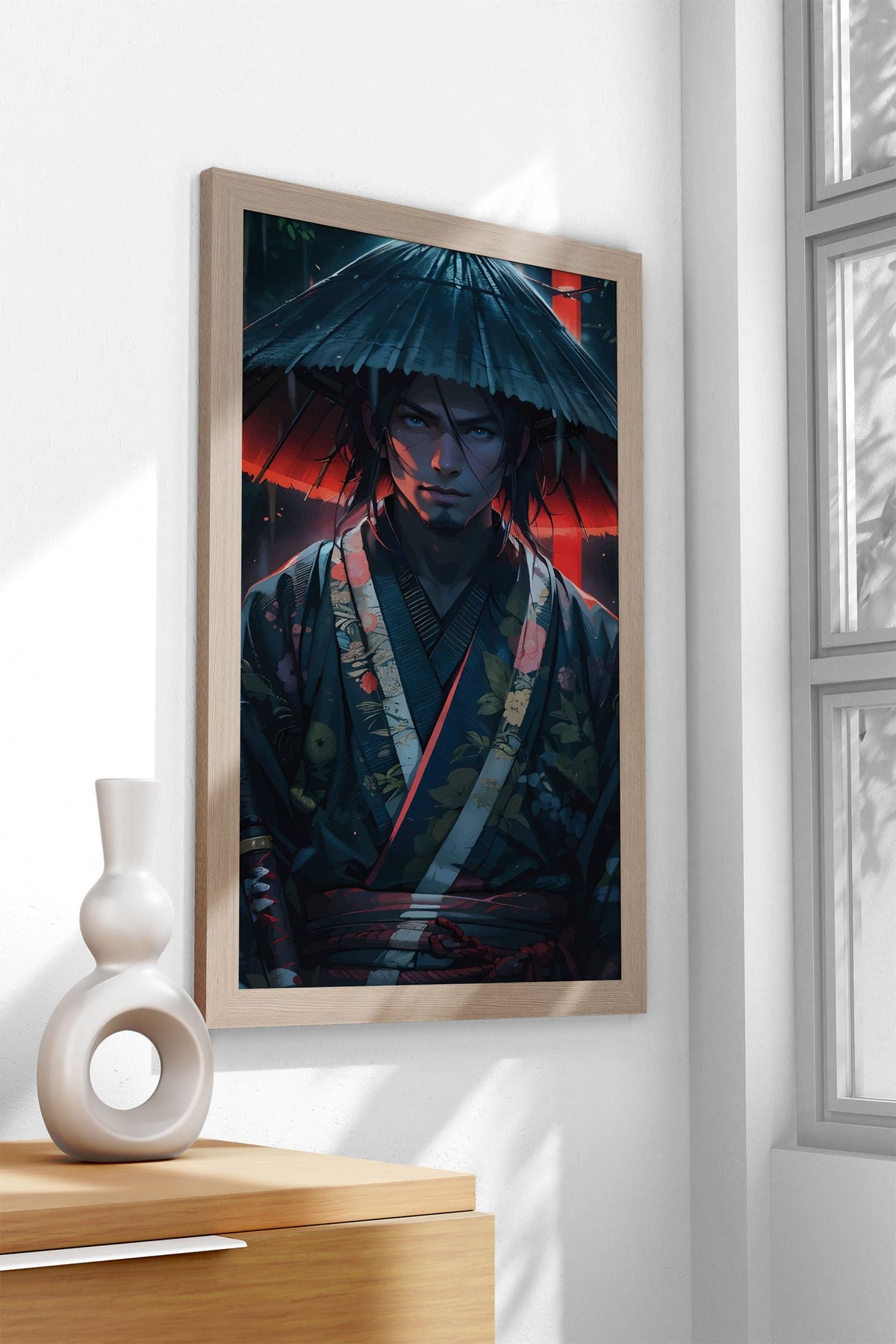 Japanese samurai Anime Asian Style Poster | Wall Art for Home & Office | High-Quality Print - High-Quality Visual Display