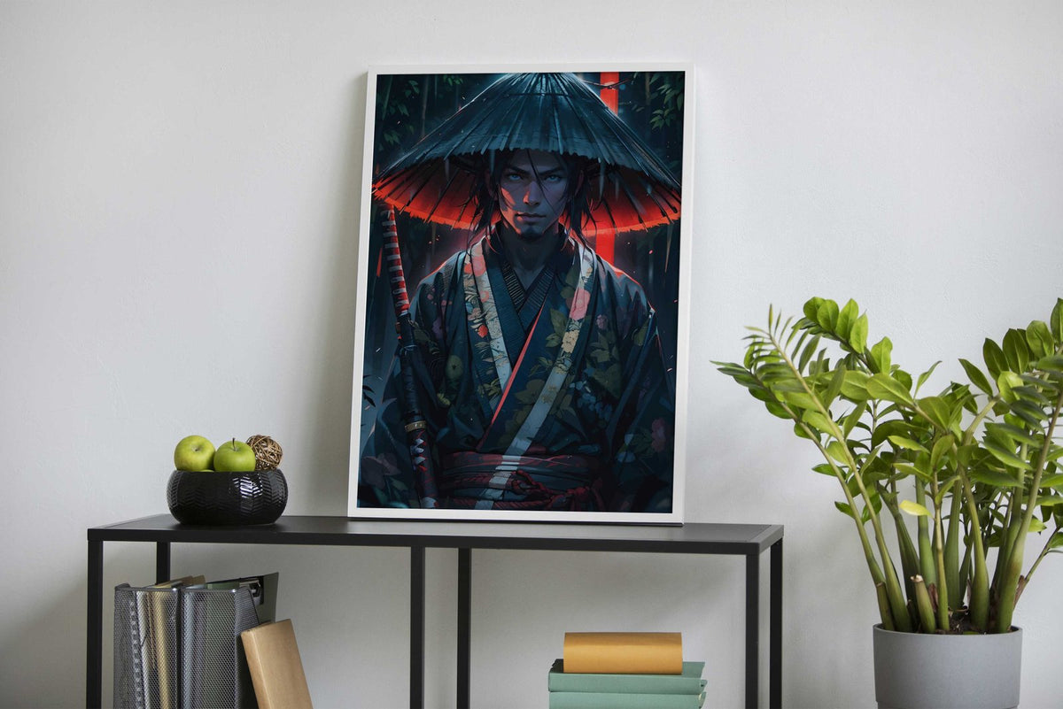Japanese samurai Anime Asian Style Poster | Wall Art for Home & Office | High-Quality Print - High-Quality Visual Display