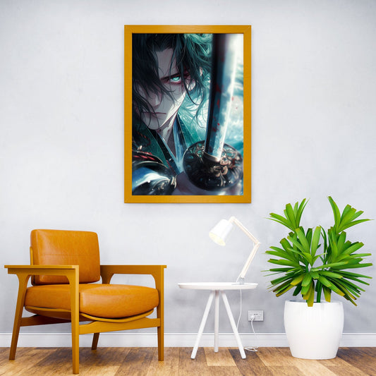 Japanese samurai anime art Asian Style Poster | Wall Art for Home & Office | High-Quality Print - High-Quality Visual Display