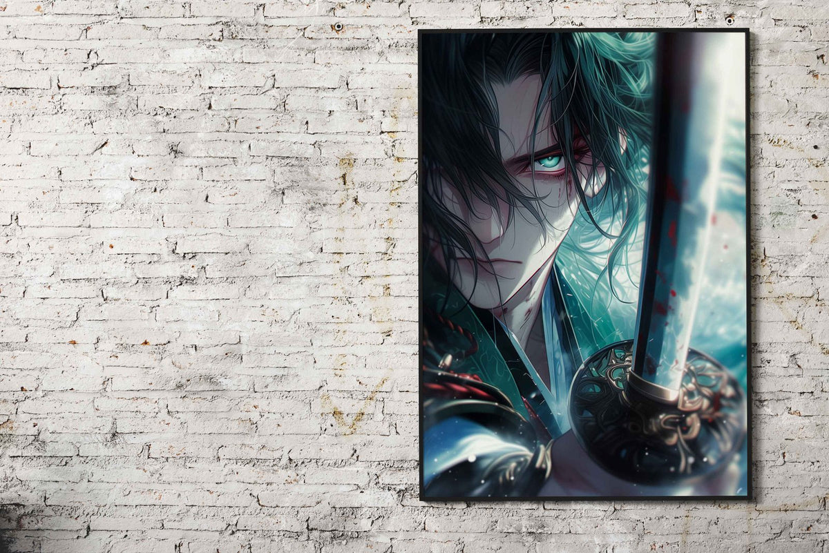 Japanese samurai anime art Asian Style Poster | Wall Art for Home & Office | High-Quality Print - High-Quality Visual Display