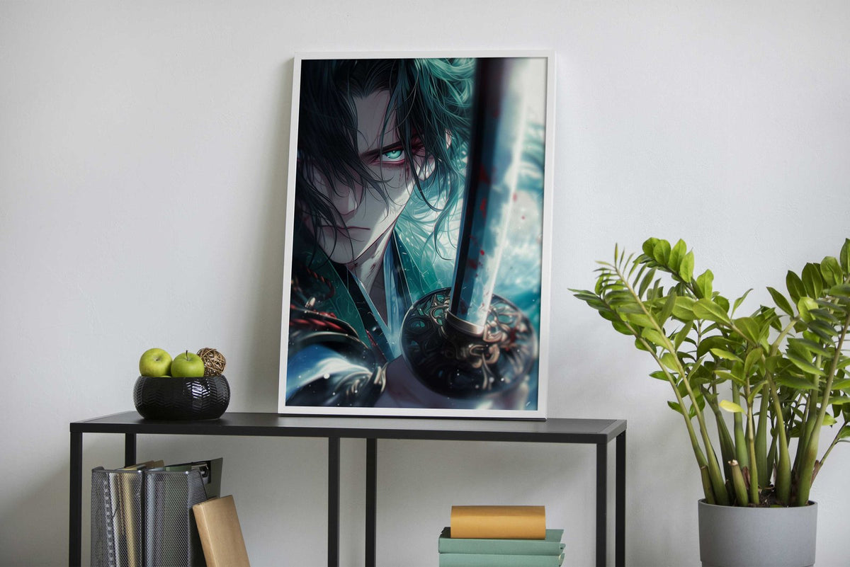 Japanese samurai anime art Asian Style Poster | Wall Art for Home & Office | High-Quality Print - High-Quality Visual Display