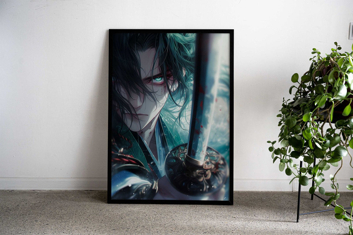 Japanese samurai anime art Asian Style Poster | Wall Art for Home & Office | High-Quality Print - High-Quality Visual Display