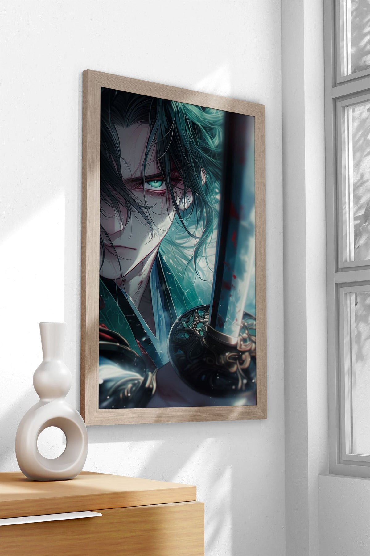 Japanese samurai anime art Asian Style Poster | Wall Art for Home & Office | High-Quality Print - High-Quality Visual Display