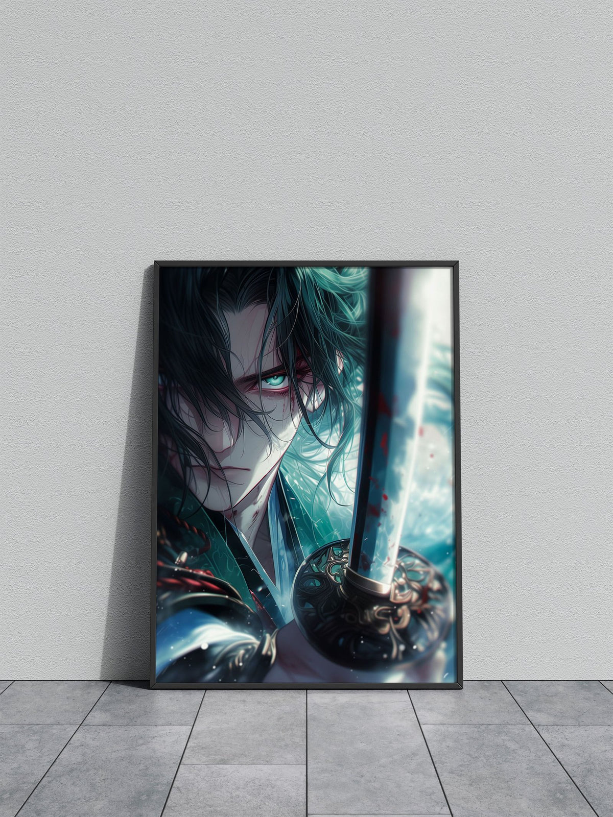 Japanese samurai anime art Asian Style Poster | Wall Art for Home & Office | High-Quality Print - High-Quality Visual Display
