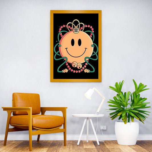Japanese smile Asian Style Poster | Wall Art for Home & Office | High-Quality Print - High-Quality Visual Display