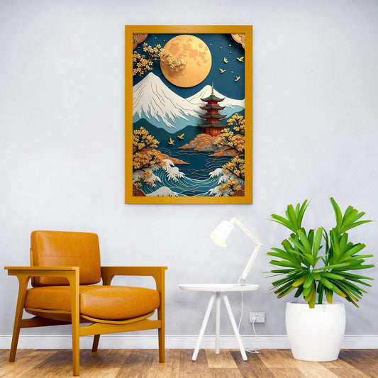 Japanese tranquility Asian Style Poster | Wall Art for Home & Office | High-Quality Print - High-Quality Visual Display