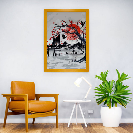 Japanese Asian Style Poster | Wall Art for Home & Office | High-Quality Print - High-Quality Premium Wall Art Decor Sticker
