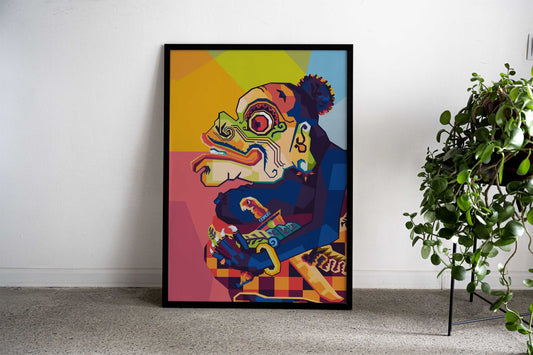 Java Unique Puppet Asian Style Poster | Wall Art for Home & Office | High-Quality Print - High-Quality Premium Wall Art Decor Sticker