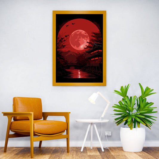 Jinja Japanese Beauty Asian Style Poster | Wall Art for Home & Office | High-Quality Print - High-Quality Premium Wall Art Decor Sticker