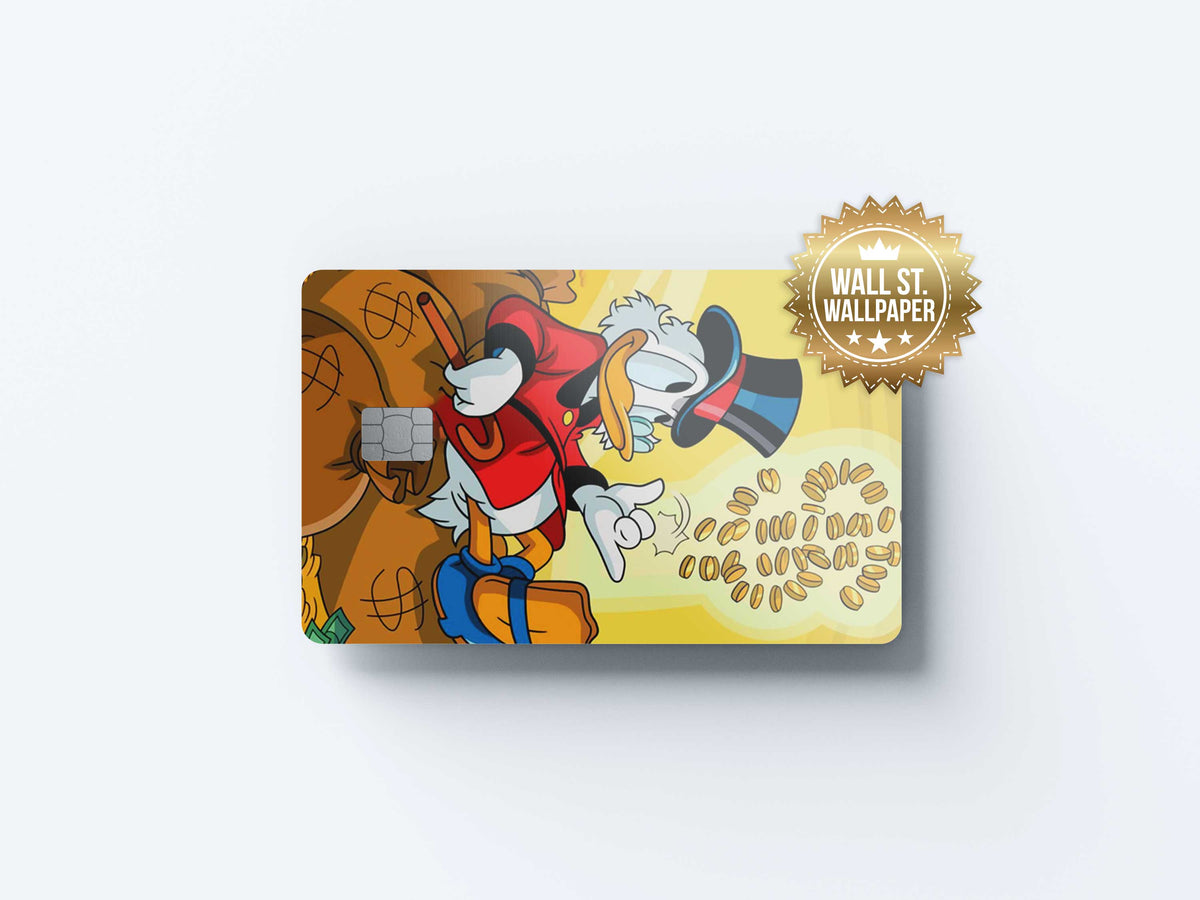 Joakim Von Scrooge Money - Premium Vinyl Credit Card Skin Cover by Wonderwallsboutique