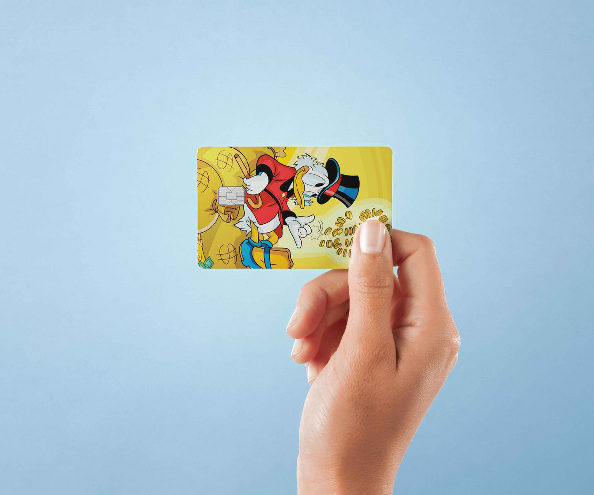 Joakim Von Scrooge Money - Premium Vinyl Credit Card Skin Cover by Wonderwallsboutique
